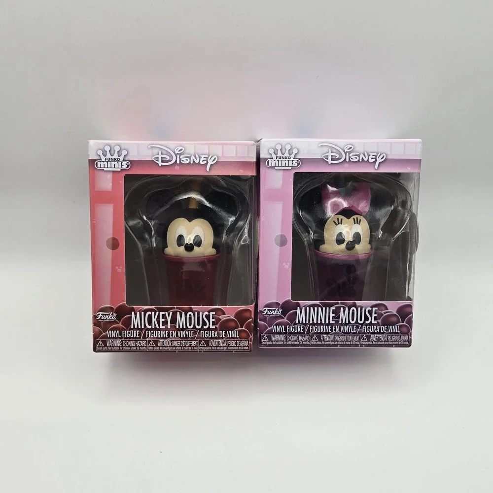 Funko Minis Disney Mickey Mouse Minnie Mouse Boba Vinyl Figures 2 Pack NEW